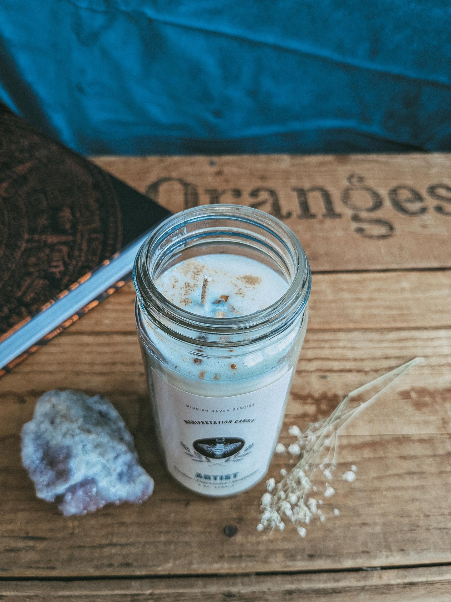Artist Manifestation Jar Candle
