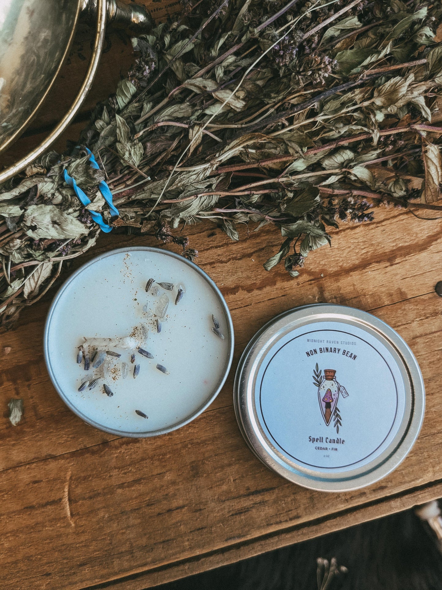 ENBY Manifestation Candle - Fir Cedar