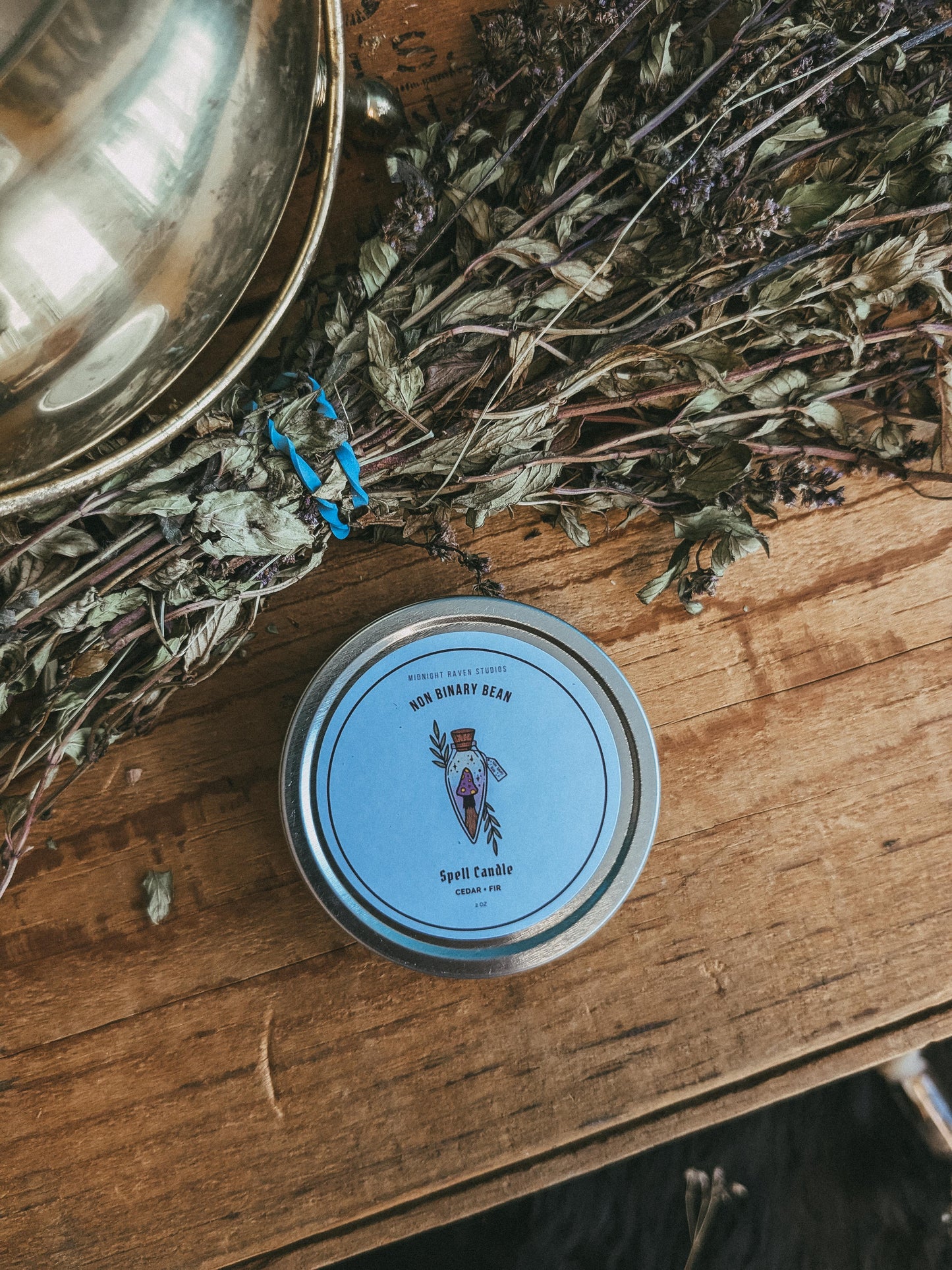 ENBY Manifestation Candle - Fir Cedar