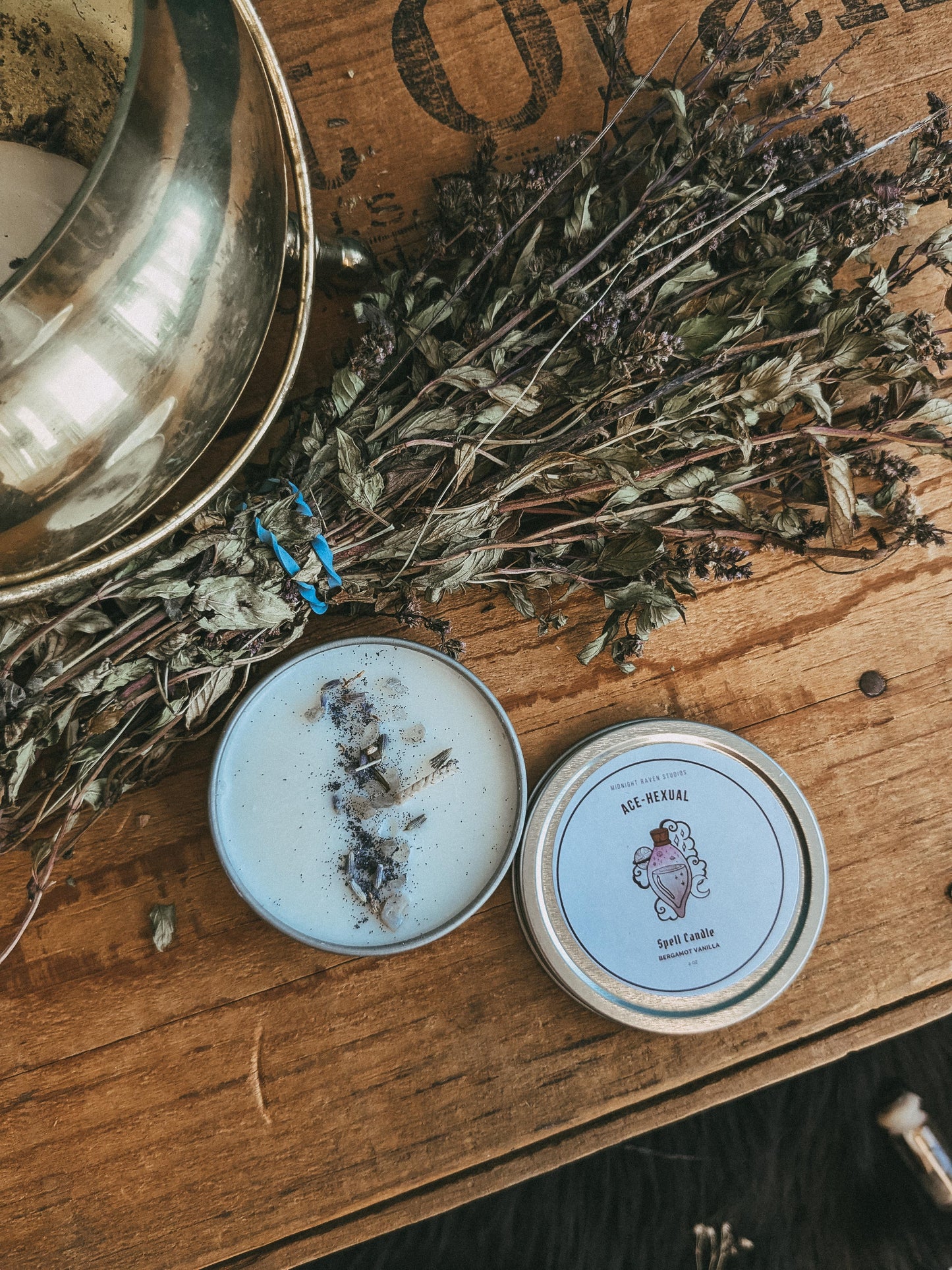 Acehexual Pride Manifestation Candle - Bergamot Vanilla