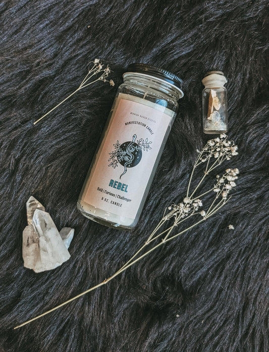 Rebel Manifestation Jar Candle