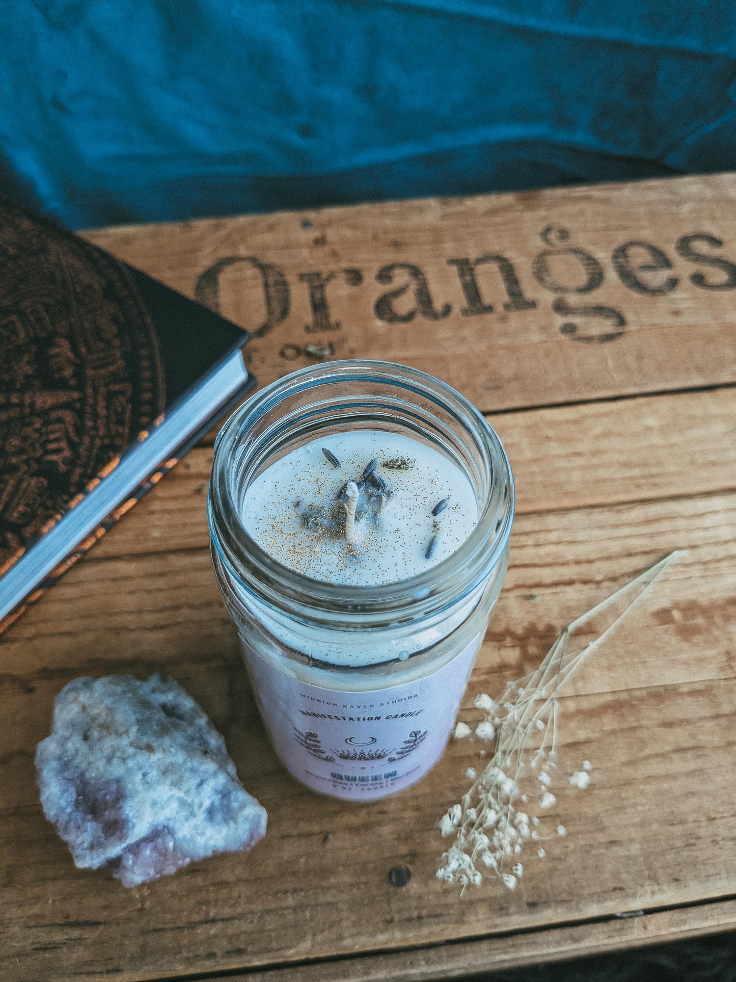 Queen Manifestation Jar Candle