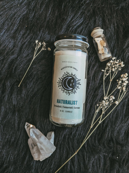 Naturalist Manifestation Jar Candle