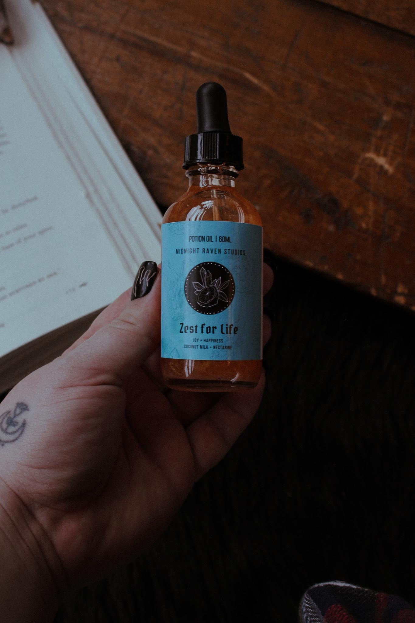 Zest for Life Potion Oil - Coconut Milk and Nectarine