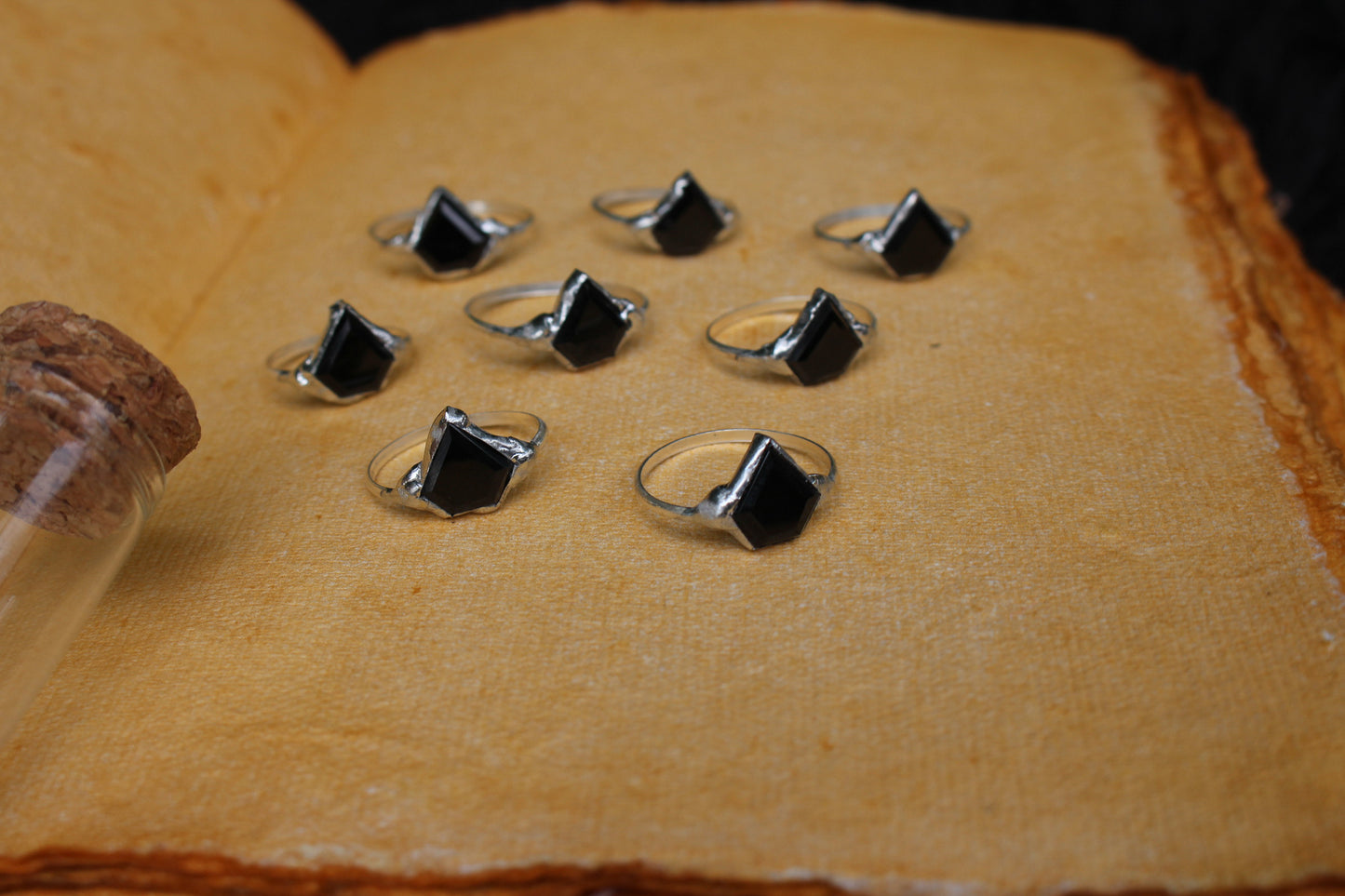 Do No Harm Black Obsidian Ring