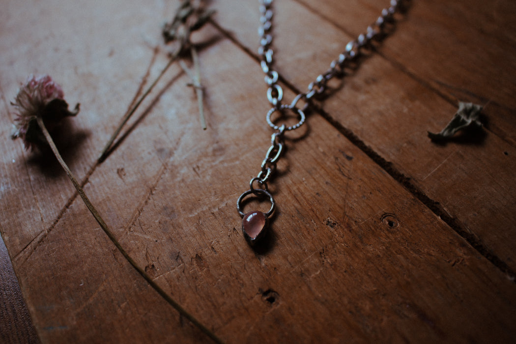 Rose Quartz Priestess Necklace
