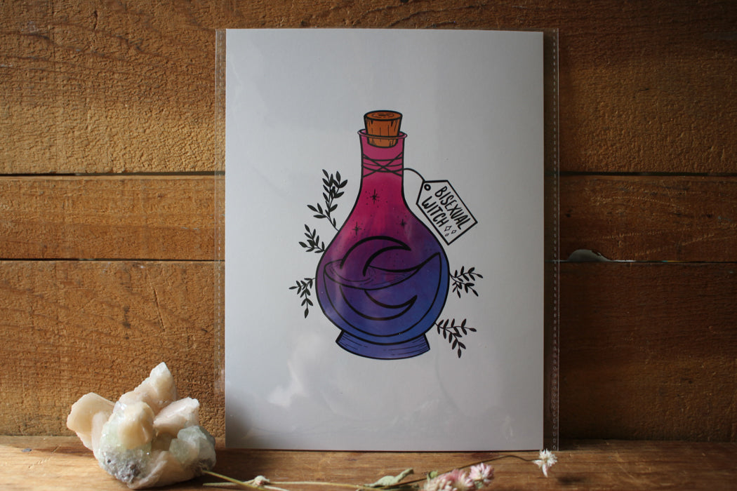 BiHexual Pride Potion Print