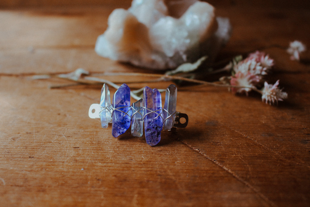 Ace Pride Crystal Hair Clip