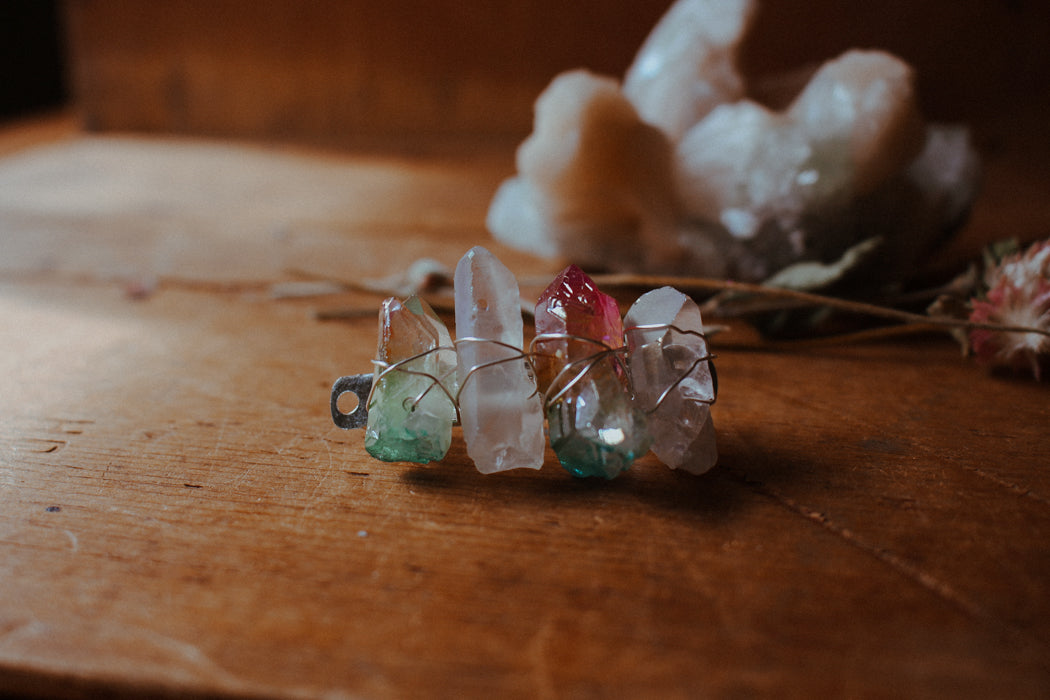 Pans Pride Crystal Hair Clip