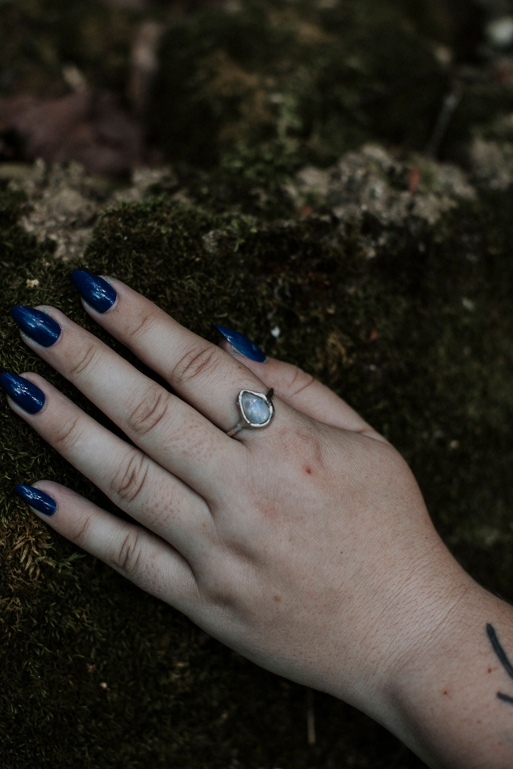 Alchemy Ring – Moonstone (Sterling Silver)