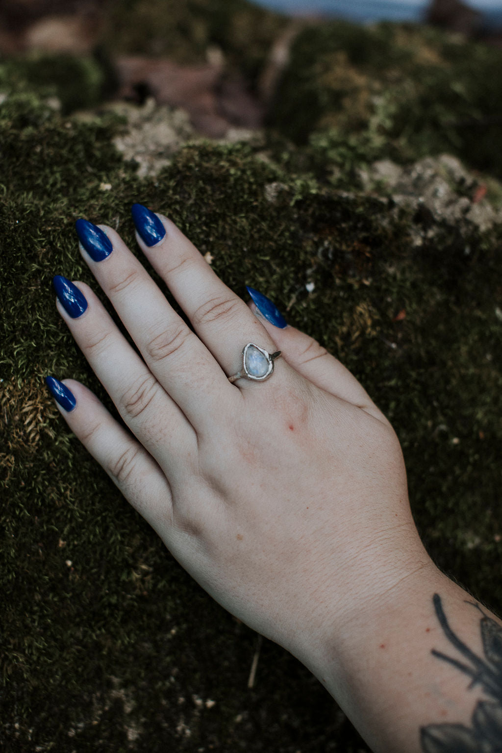 Alchemy Ring – Moonstone (Sterling Silver)