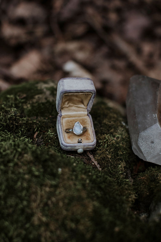 Alchemy Ring – Moonstone (Sterling Silver)