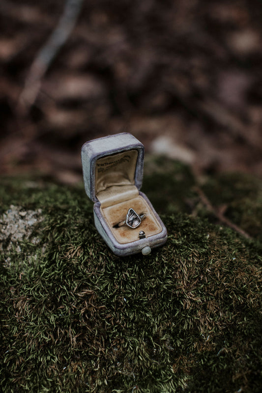 Alchemy Ring – Black Rutile