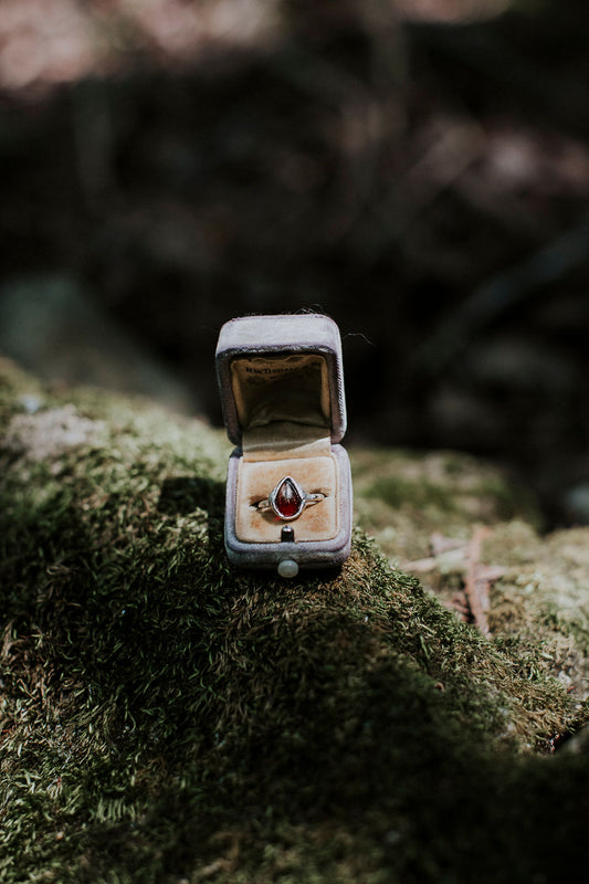 Alchemy Ring – Garnet