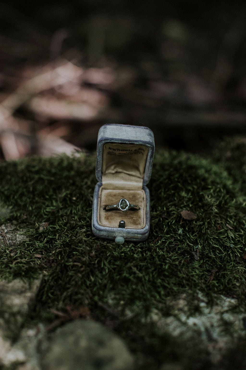 Peridot Pebble Ring
