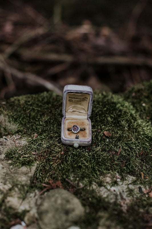 Amethyst Pebble Ring