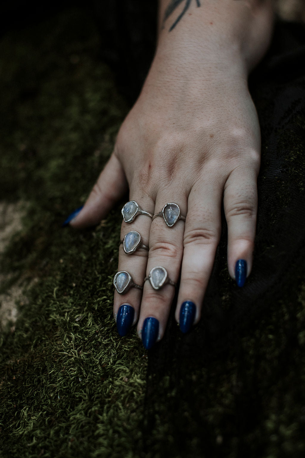 Alchemy Ring – Moonstone (Sterling Silver)