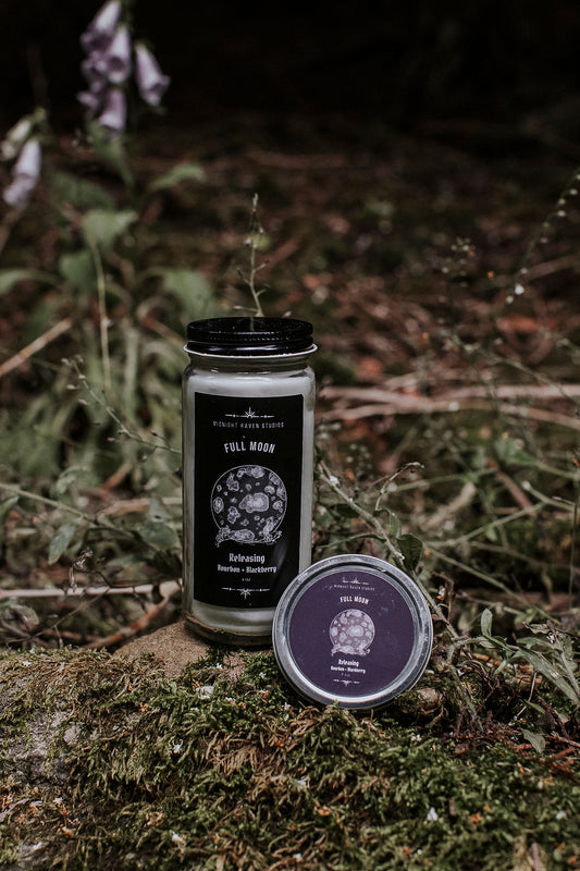 Full Moon Releasing Candle – Blackberry & Bourbon