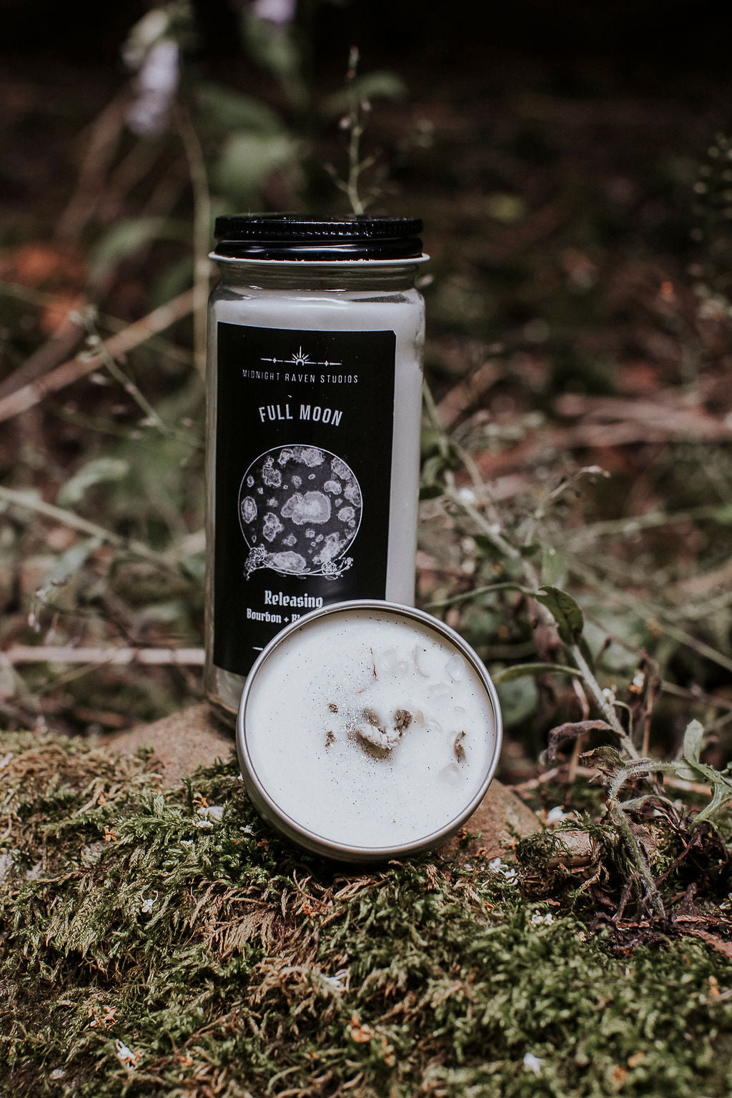 Full Moon Releasing Candle – Blackberry & Bourbon