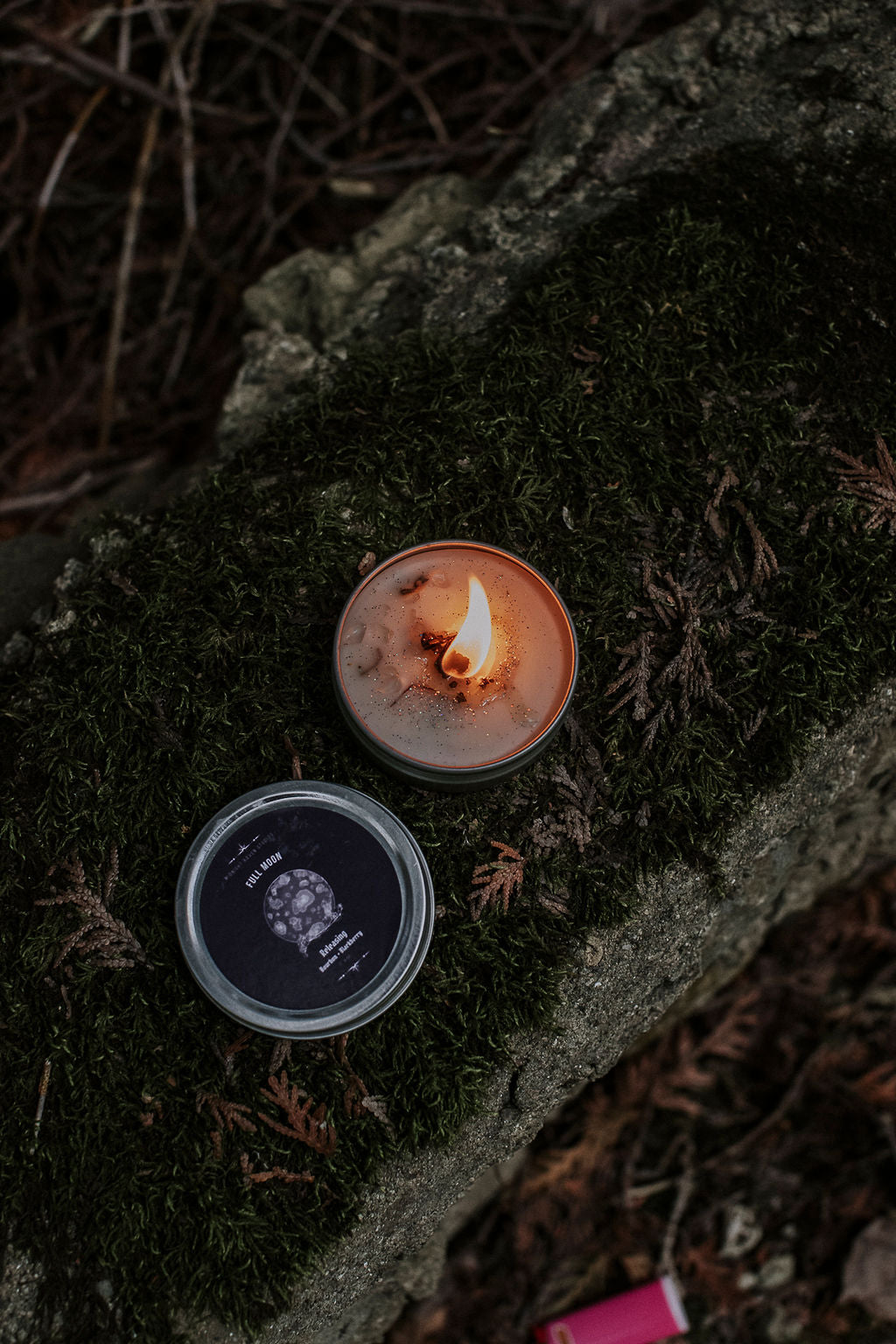 Full Moon Releasing Candle – Blackberry & Bourbon