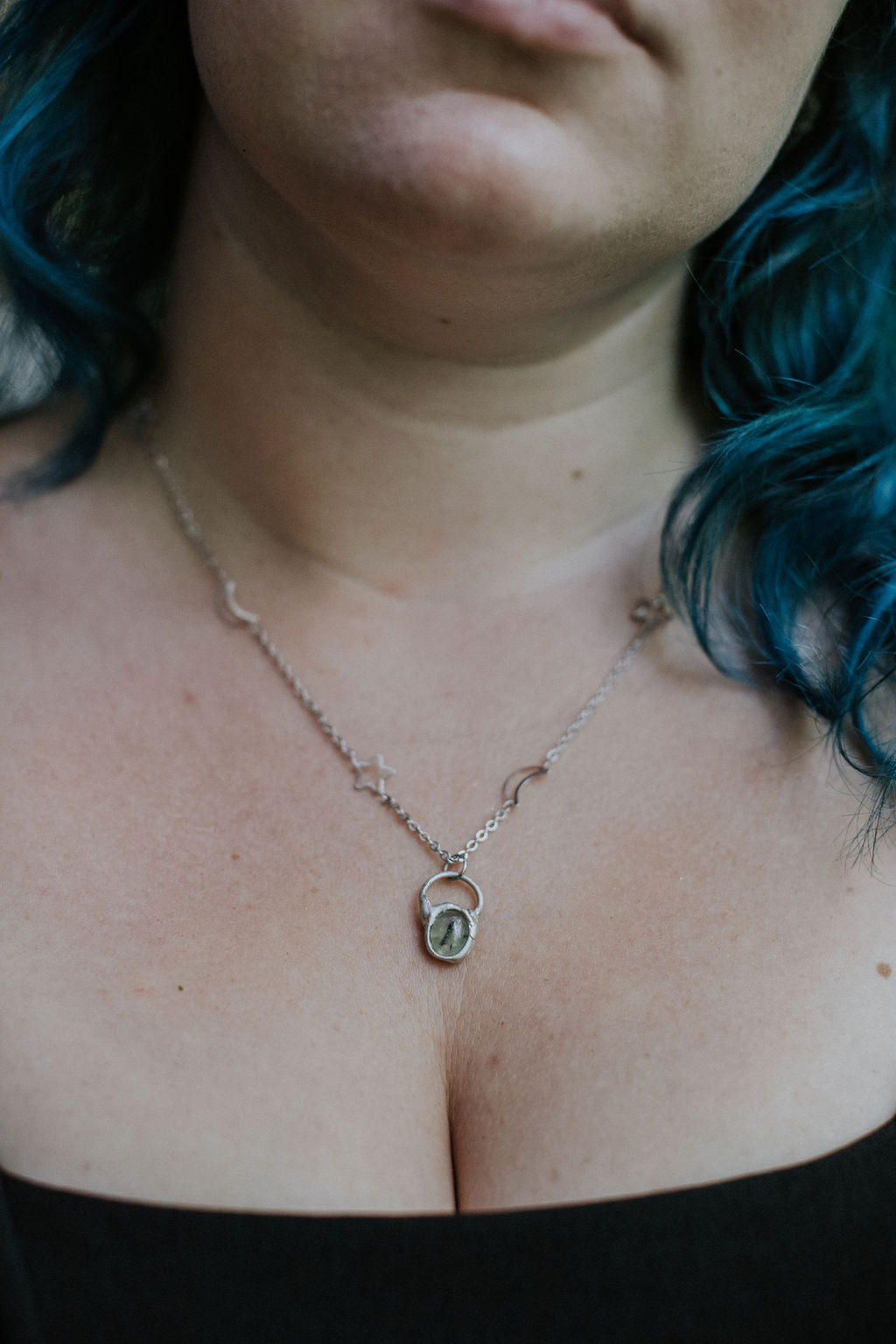 Celestial Necklace - Prehnite