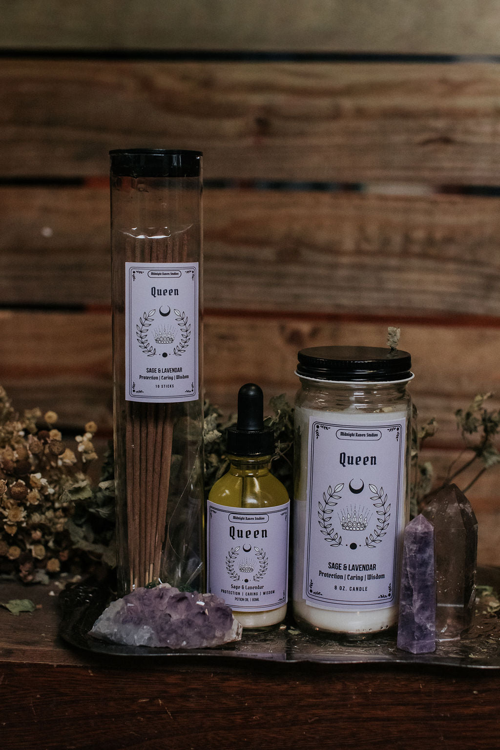 Queen Manifestation Jar Candle