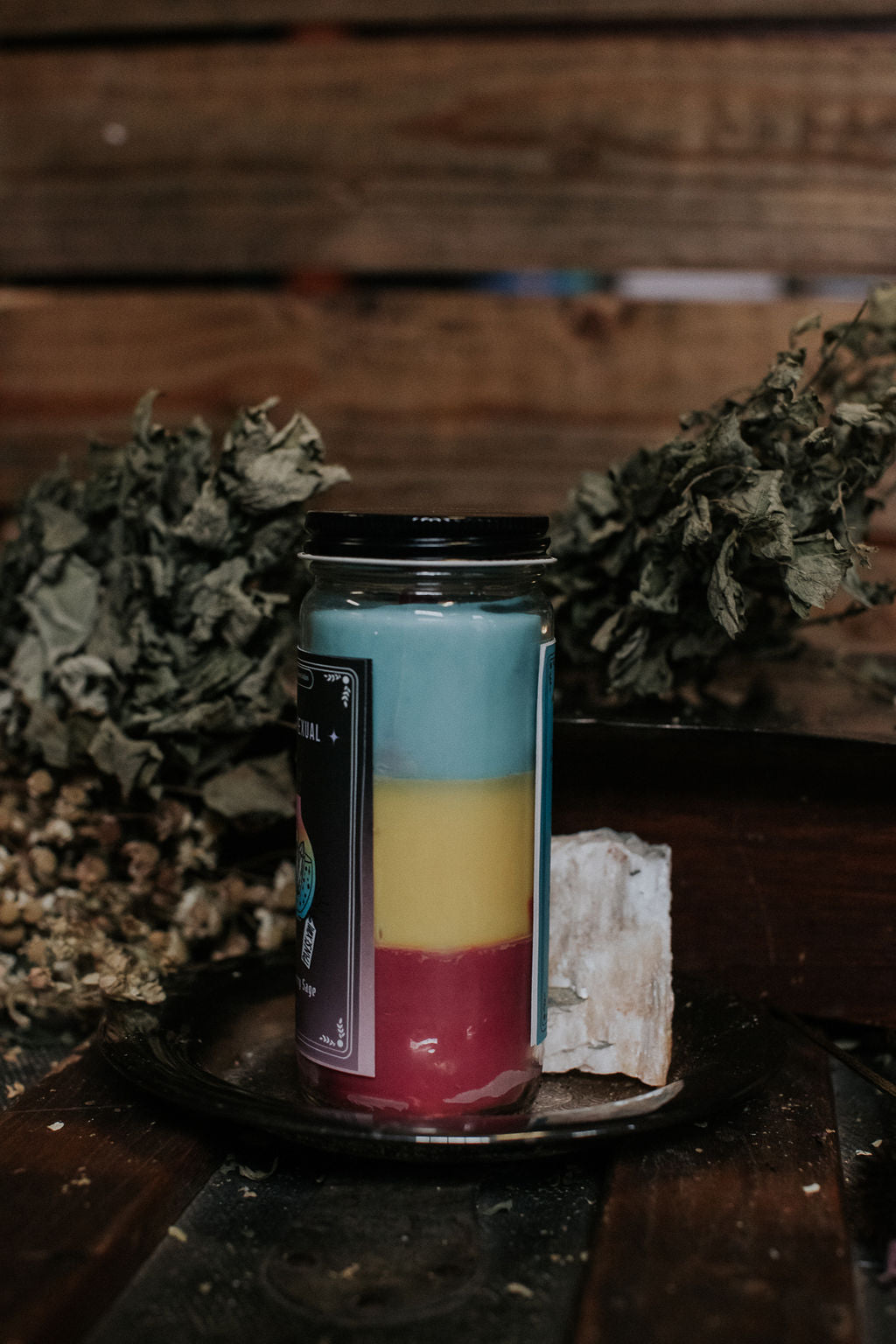 Pans Manifestation Candle - Blackberry Sage