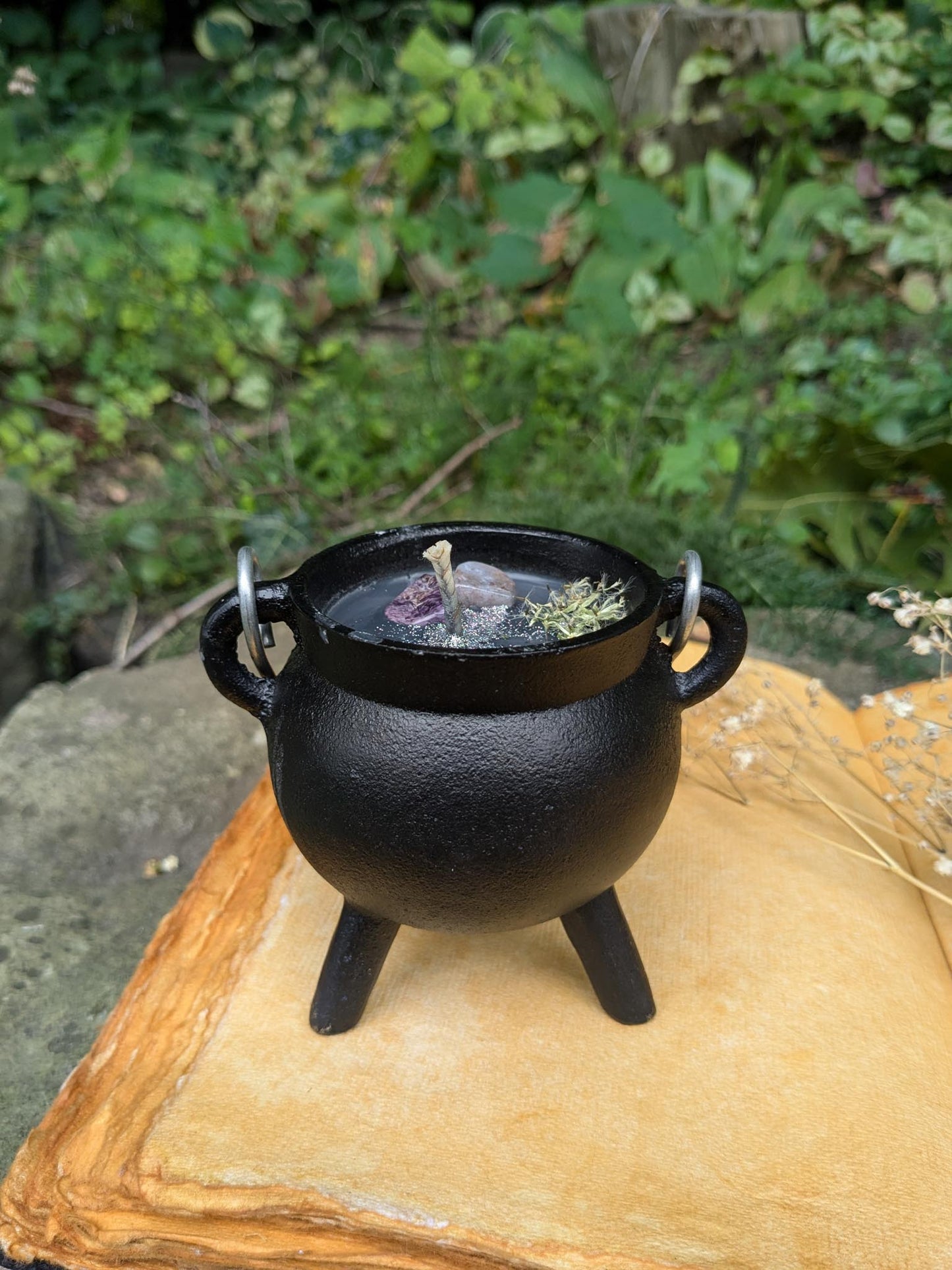 Spirit Communication Cauldron Candle