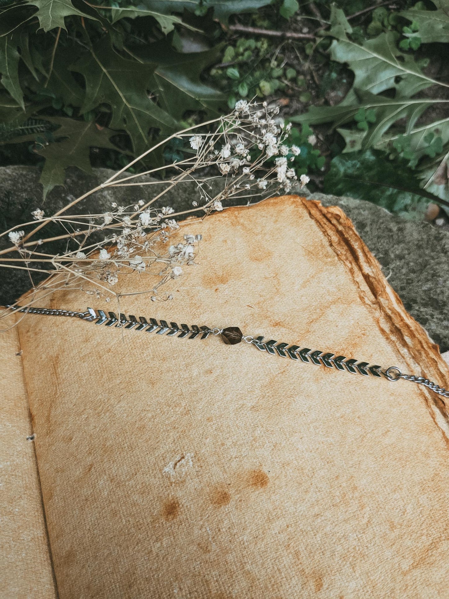 Smokey Quartz Vibez Choker - Grounding