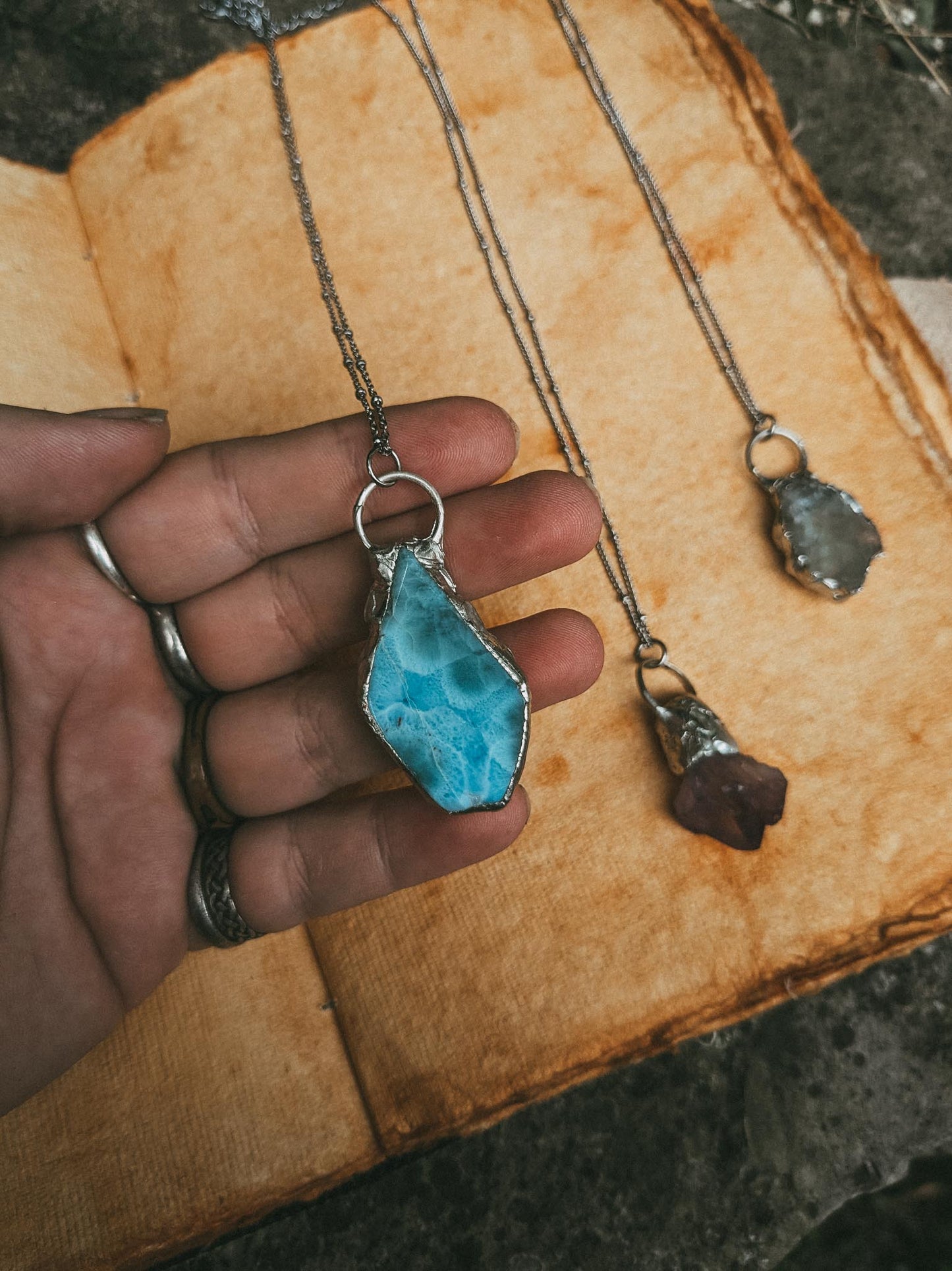 Larimar Pendant - Calming and Soothing