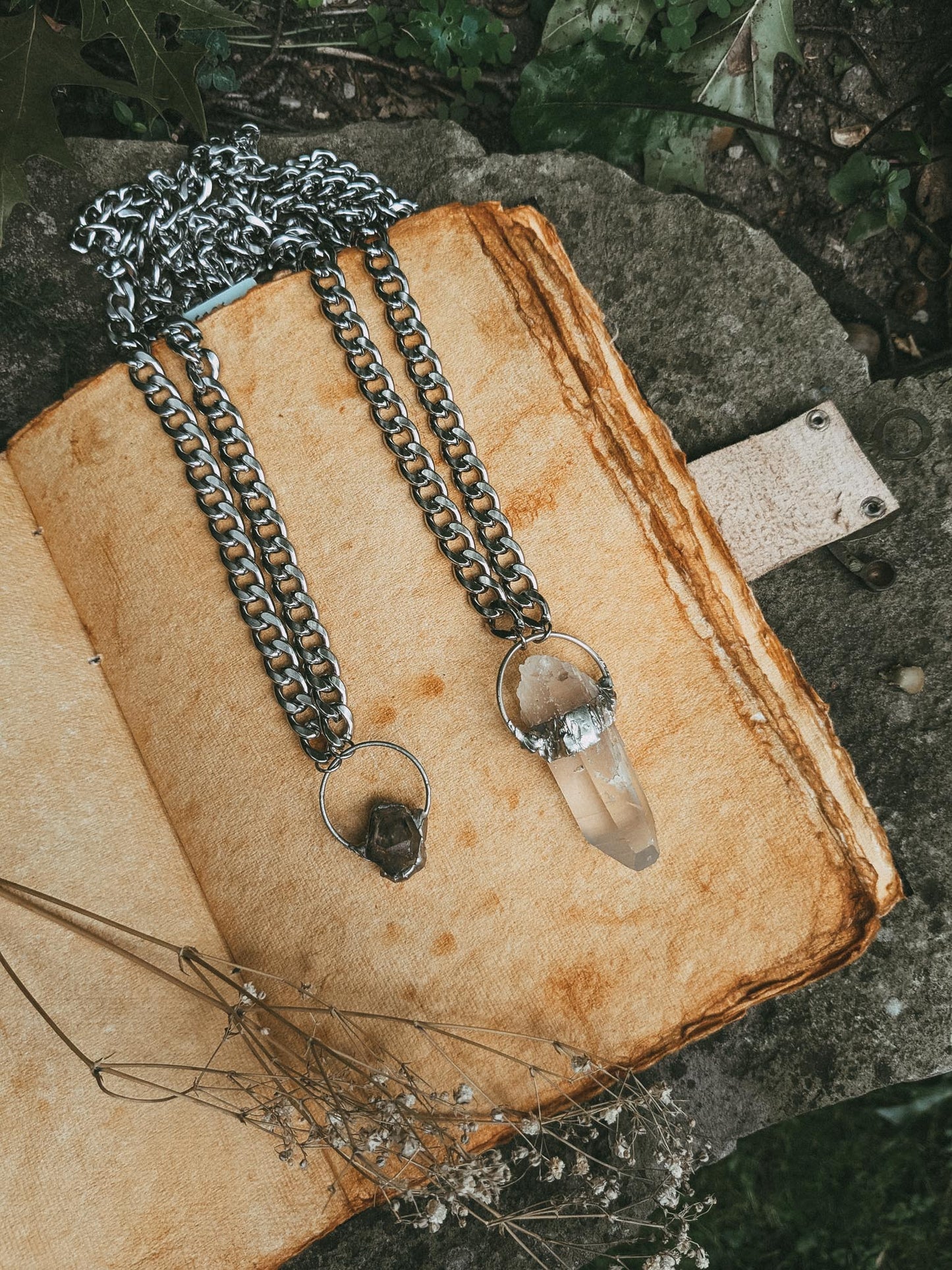 Lemurian Quartz Warrior Necklace