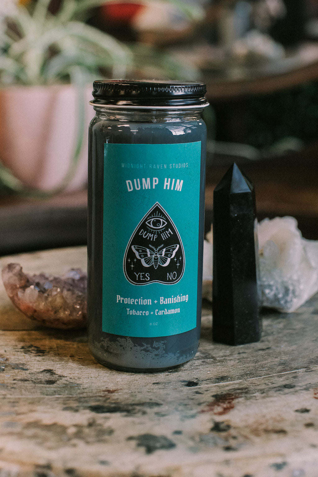 Dump Him Manifestation Candle -  Cardamon and Tobacco