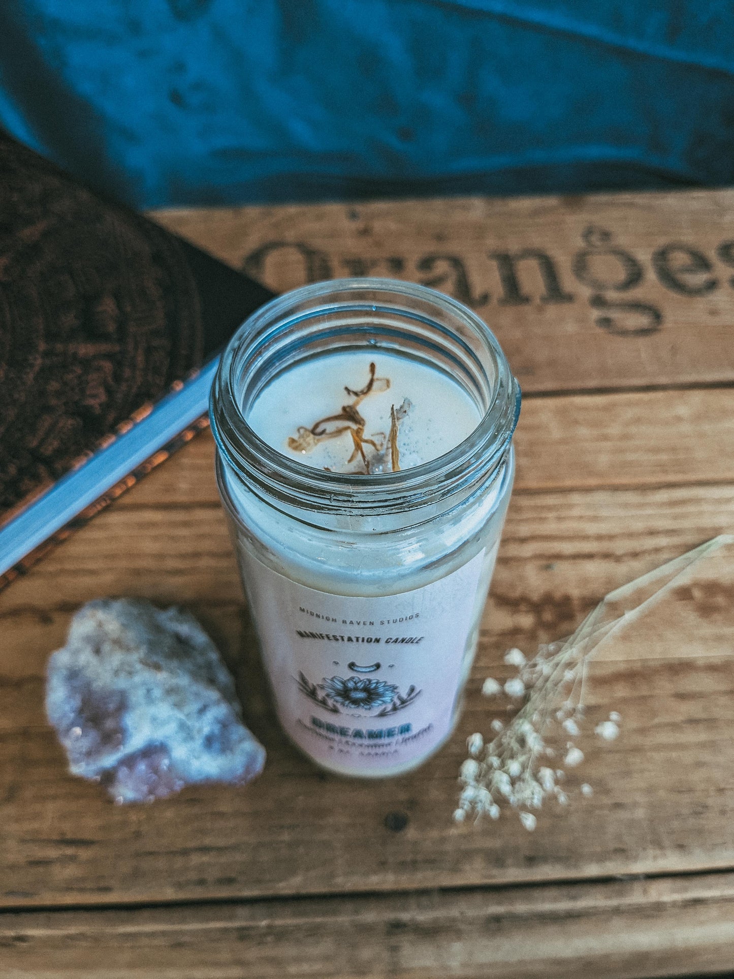 Dreamer Manifestation Jar Candle