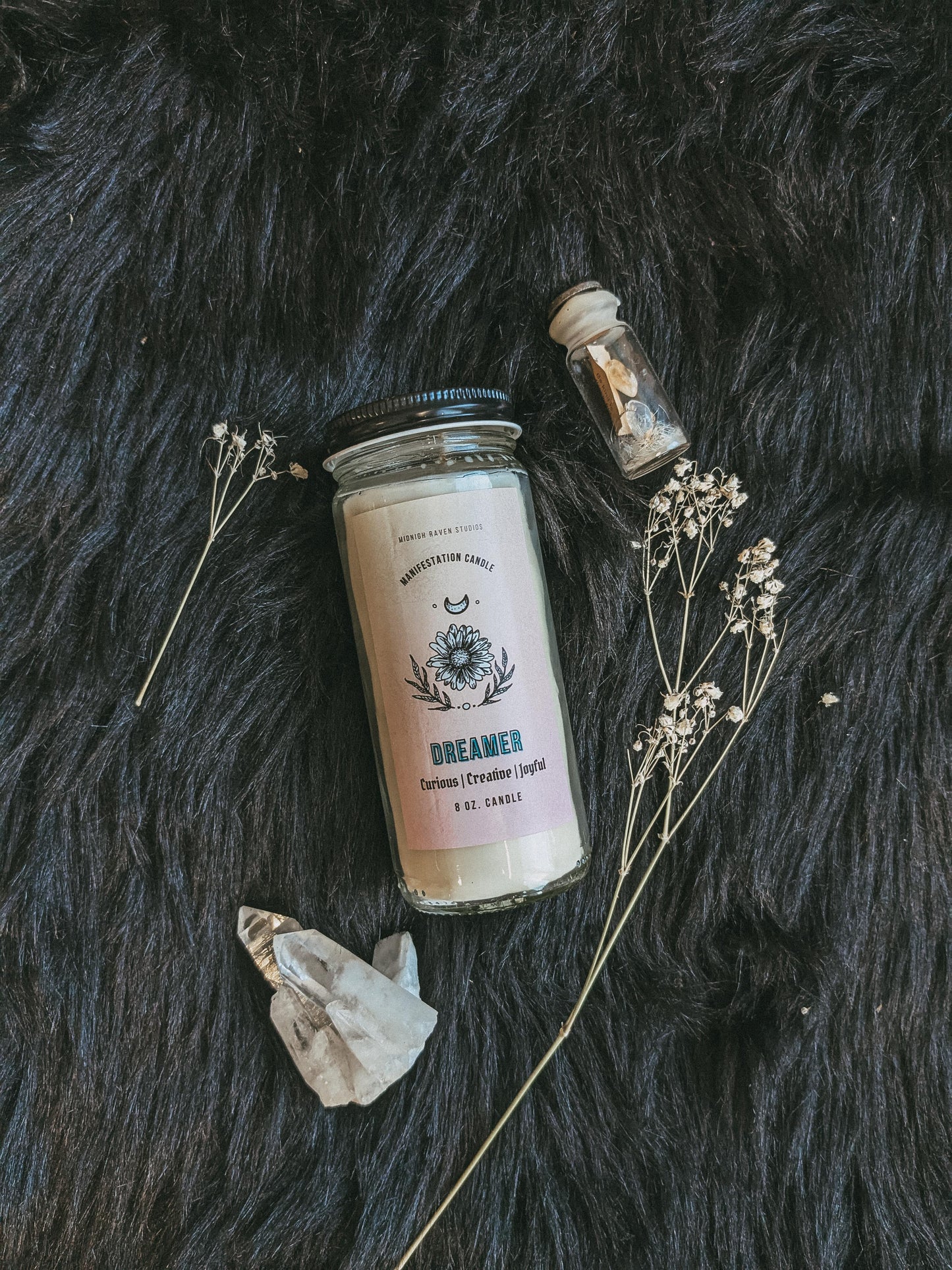 Dreamer Manifestation Jar Candle