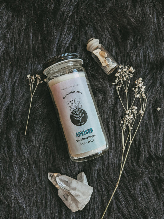 Advisor Manifestation Jar Candle