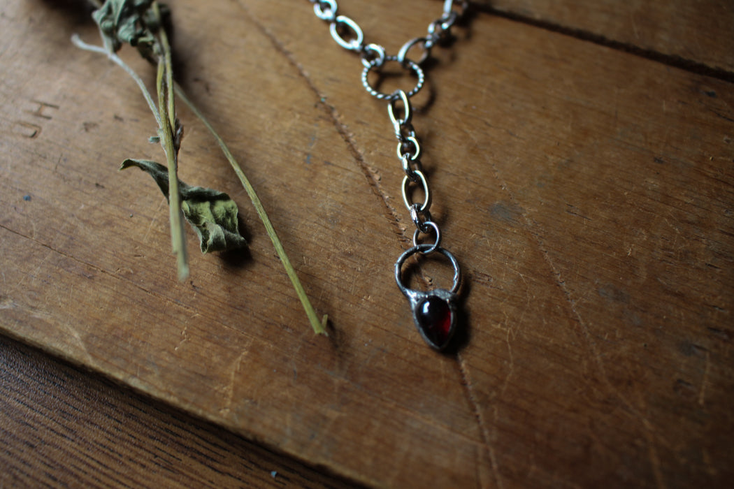 Garnet Priestess Necklace