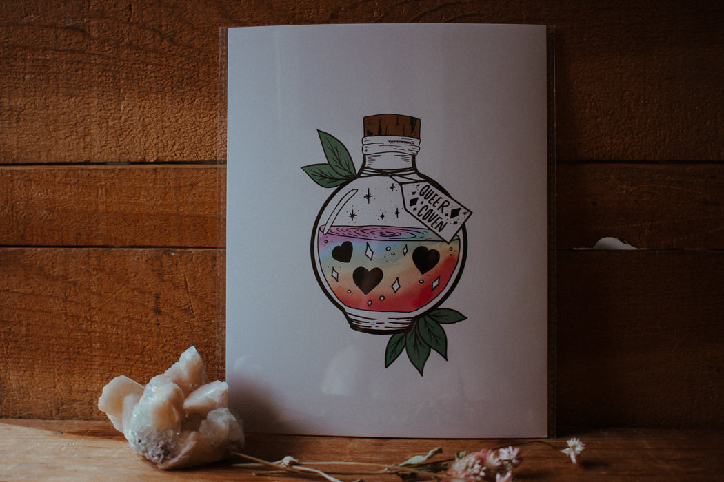 Queer Coven Pride Potion Print