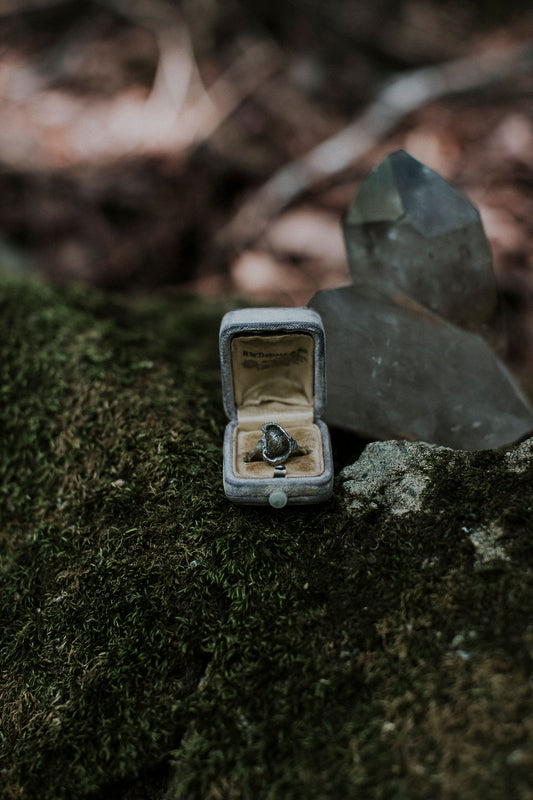 Citrine Pebble Ring