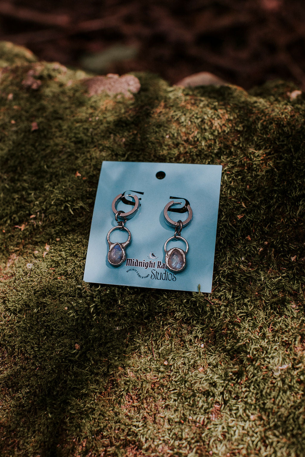 Alchemy Earrings - Pink Amethyst