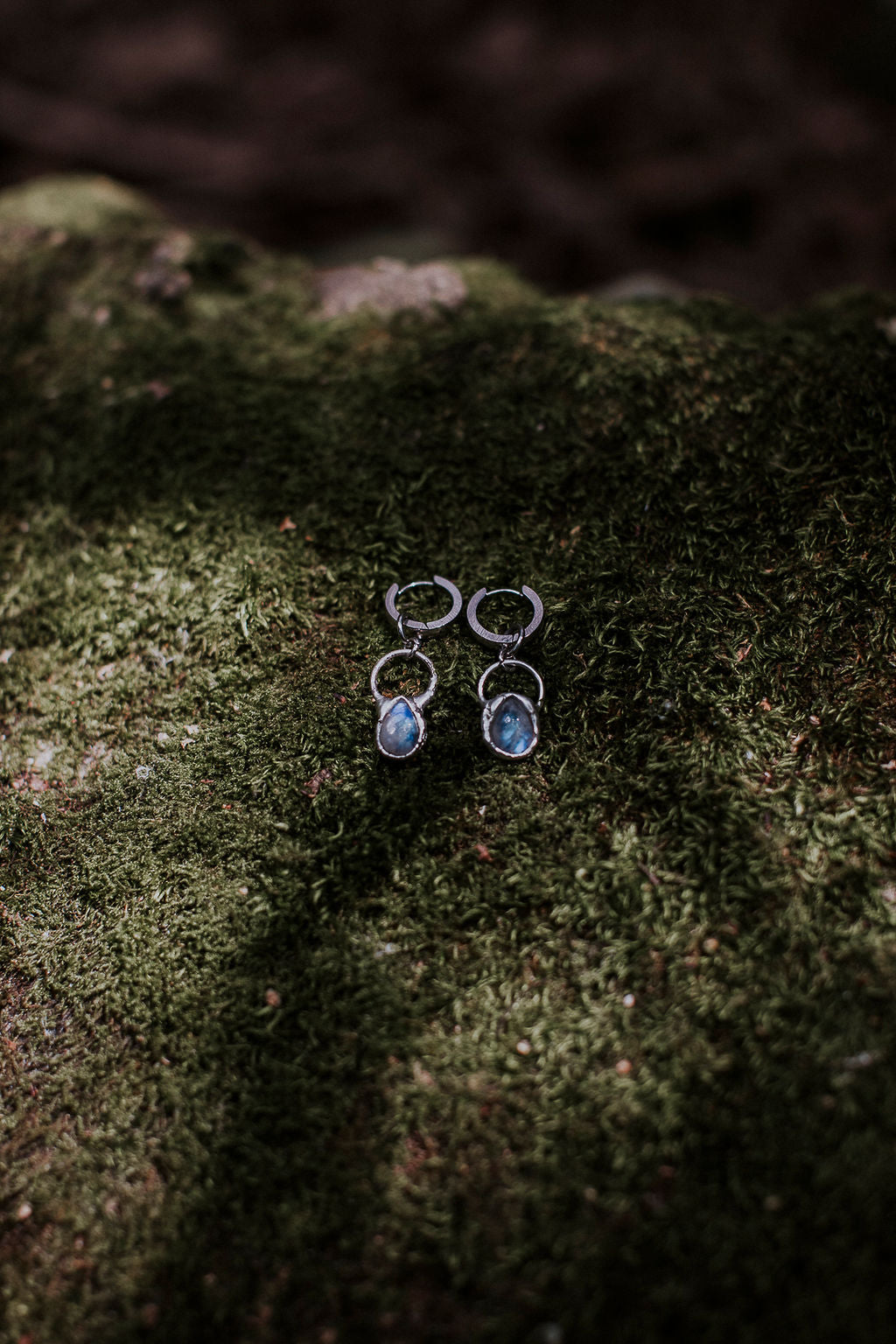 Alchemy Earrings - Moonstone