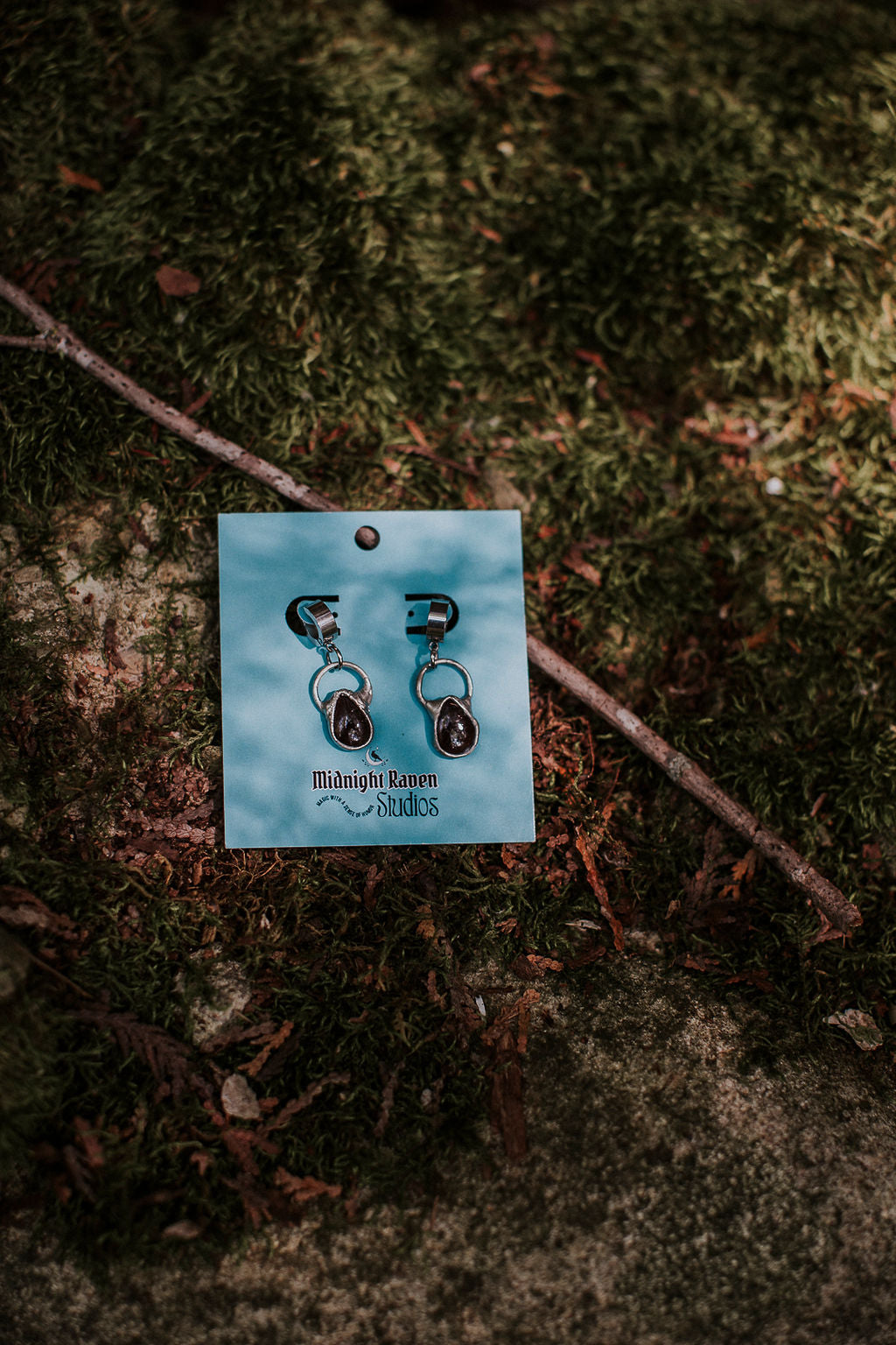 Alchemy Earrings Garnet