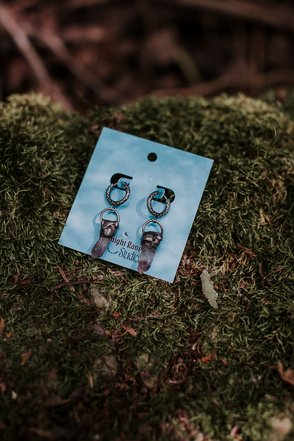 Gnosis Earrings - Amethyst