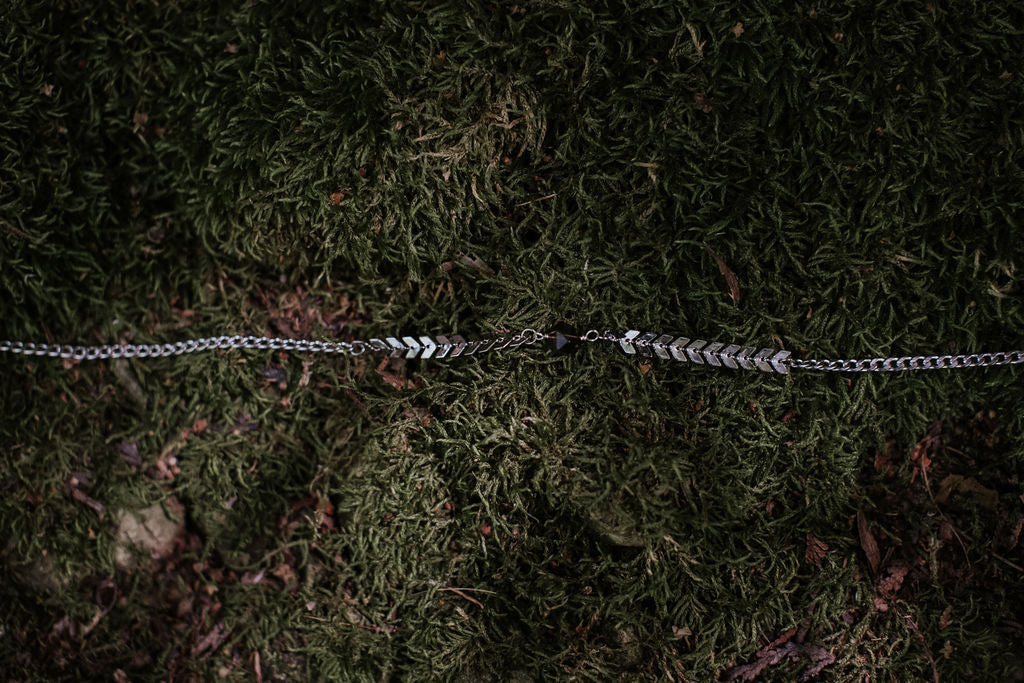 Smokey Quartz Vibez Choker - Grounding