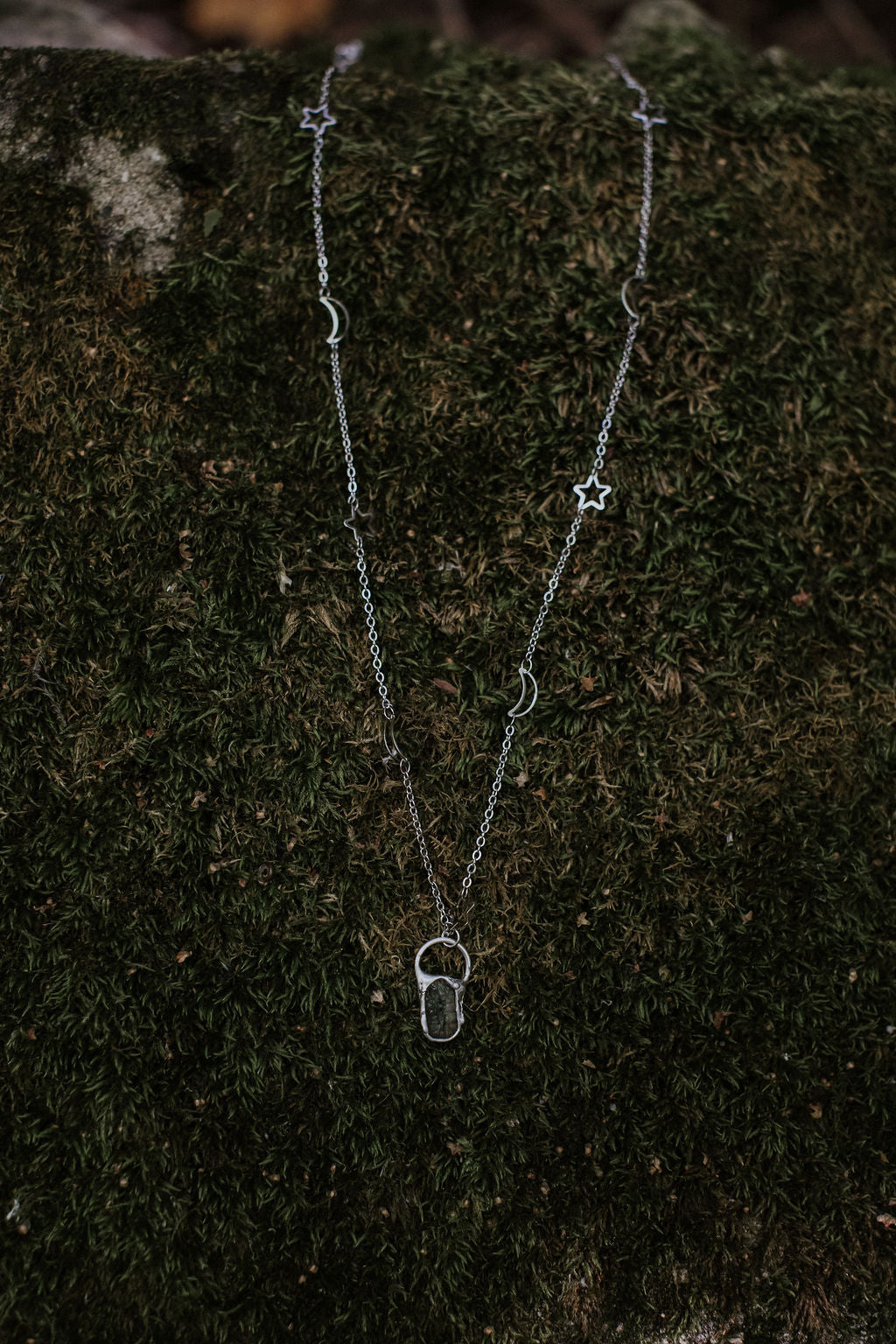 Celestial Necklace - Moldavite