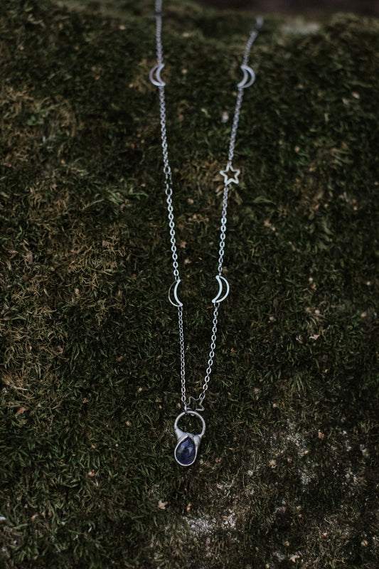 Celestial Necklace - Iolite