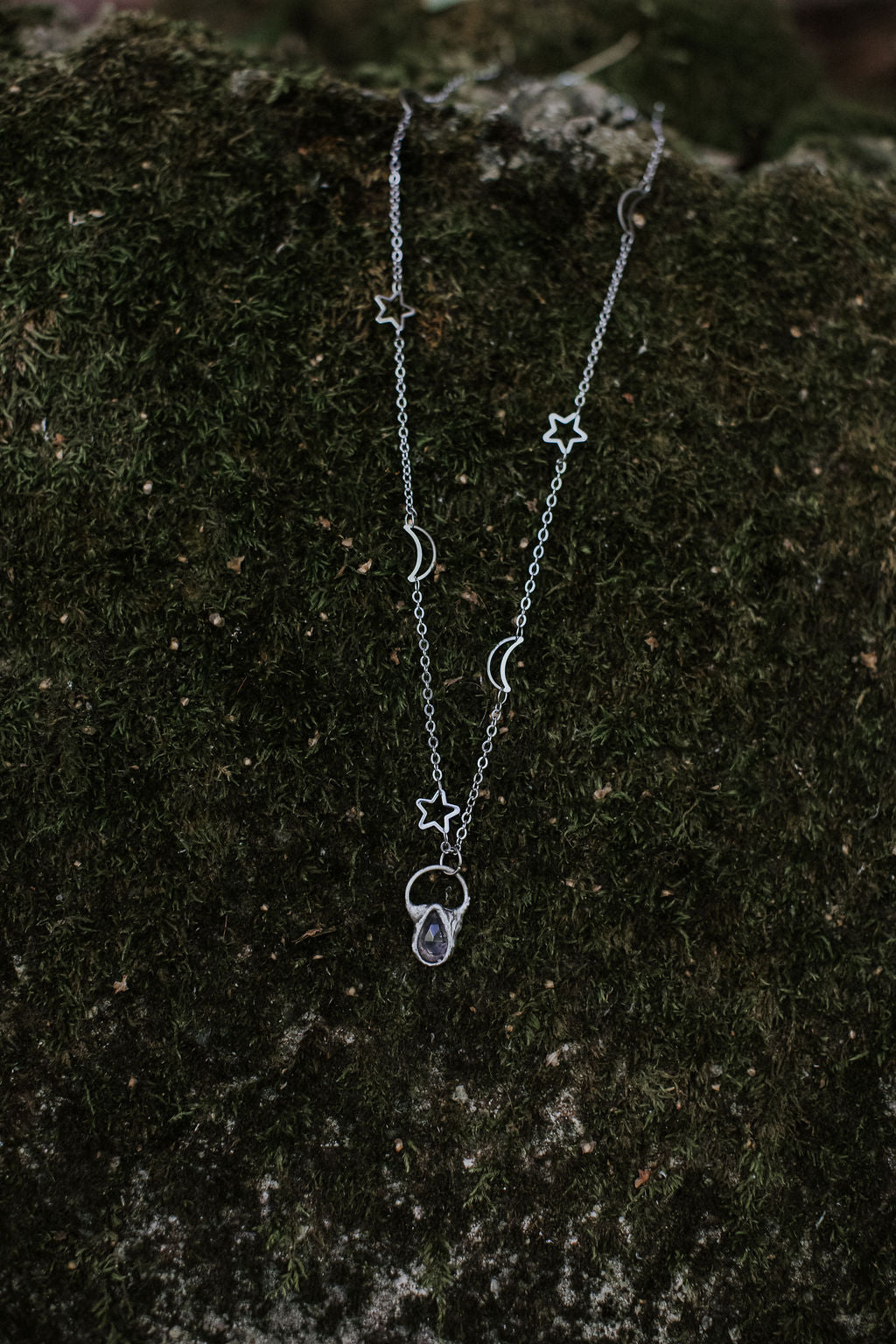 Celestial Necklace - Pink Amethyst