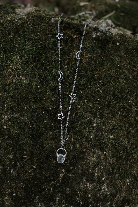 Celestial Necklace - Prehnite