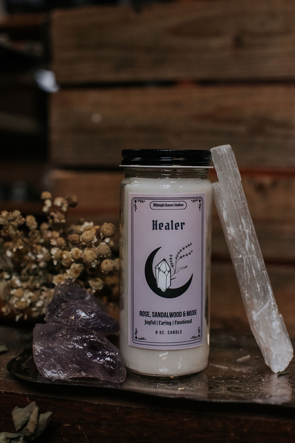Healer Manifestation Jar Candle