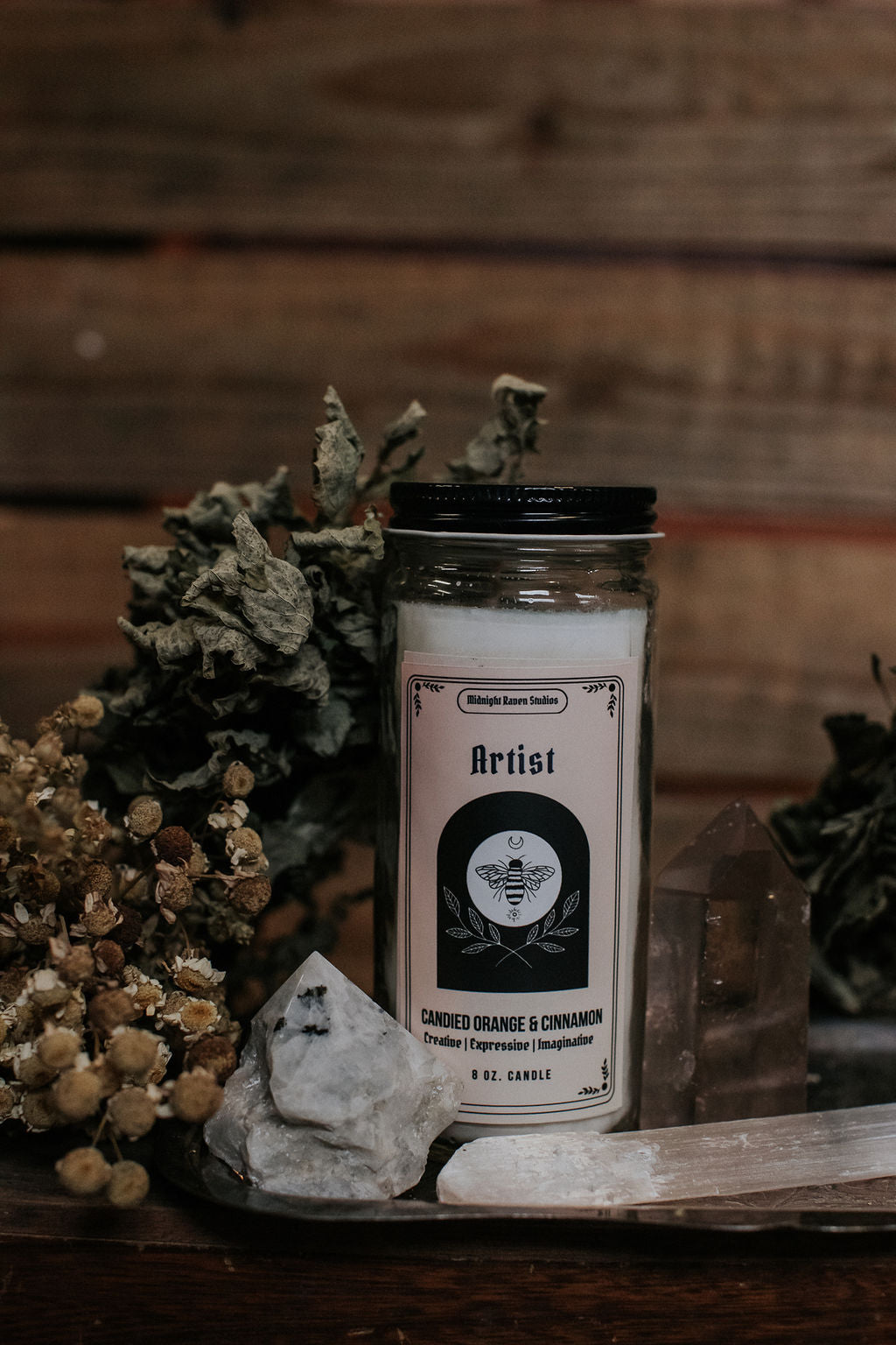 Artist Manifestation Jar Candle