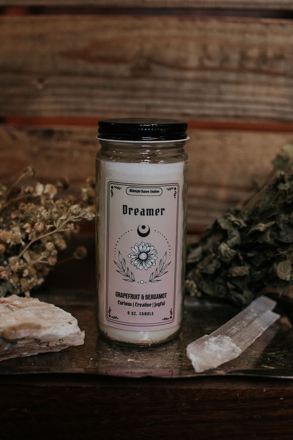 Dreamer Manifestation Jar Candle